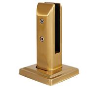 Gralara Pince En Verre Accessoire Fixation Support Rampe Attache Inoxydable Installation Rapide Adaptée Escalier Maison Balcon Espace Intérieur Extérieur, or