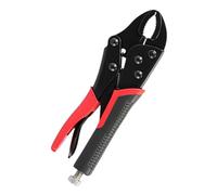 Gralara Pince Étau Multifonction Acier Carbone Conception Anti-glisse Double Matière Grande Ouverture pour Objets Variés Possibilité de Coupe et de Fi, 7 Pouces Round Mouth