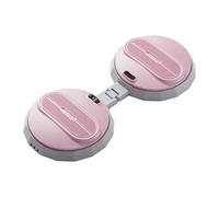 Gralara Planche de Abdominale Pliable et silencieuse pour Exercices de Rotation du Bassin, idéale pour la Maison et la Salle de Sport à Domicile, Rose