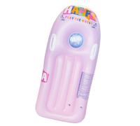 Gralara Planche de Surf Gonflable pour Enfants, Bodyboard et Radeau de Piscine, Rose