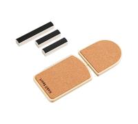 Gralara Planche D'équilibre en Bois pour Une Jambe, Planche D'équilibre pour Un Pied Unique, Appareil d'exercice pour Renforcer et Corriger La Pos
