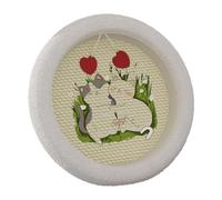 Gralara Planche Griffoir pour Chat Comprenant Lit Griffoir Coussin Jouet Sisal Confectionnée en Sisal et Velours Offre Un Espace Douillet et Protège des, Chat Coeur