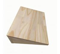 Gralara Planche Inclinée en Bois Robuste | Structure Triangulaire Stable, Planche D'étir pr, Surface Polie, Équip Fitness, Sportifs