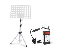 Gralara Pliable Télescopique Léger, Hauteur Réglable, Lampe LED Rechargeable USB Flexible avec Bande D'angle, pour Débutants et Professionnels
