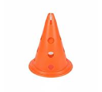 Gralara Plot D'entraînement de Football Conception Perforée Cône de Marquage Perforé Multifonctionnel Cône D'entraînement 30 Cm pour Athlètes, Entraîneurs, Array, Orange, 30CM