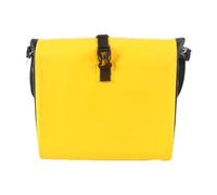 Gralara Pochette de Stockage pour Vélo Sacoche Avant Imperméable en PVC avec Attaches Réglables pour Accessoires de Cyclisme Adapté Aux Déplacements Quotidie, Jaune