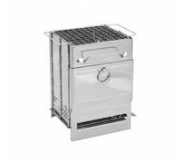 Gralara Poêle de Camping à Bois très Léger Réchaud à Bois Pliable Barbecue Portable En Acier Inoxydable pour Campeurs, Randonneurs, Randonnée, Pique-Nique