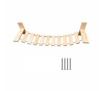 Gralara Pont Chat en Bois Suspendu Flexible Mural pr Cha, Intérieur, 150cm
