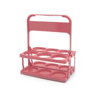 Gralara Porte-Bouteilles Pliable Confortable, Rose, Rose