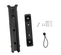 Gralara Porte-Canne à Pêche Bracket Support Stabilité Tube Cylindrique PP Installation Facile sur Bateau Kayak Garage Adapté à Pêche en Groupe Rangement Intér, Noir