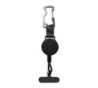 Gralara Porte-clés Rétractable, Cordon pour Téléphone, avec Mousqueton Multifonction pour Le Ski et L'escalade.