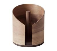 Gralara Porte-Rouleau Papier essuie-Tout en Bois avec Base antidérapante, idéal pour la décoration intérieure, Les hôtels et Les Ce Porte-Rouleau