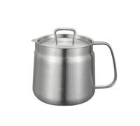 Gralara Pot à Hauteur Réduite Verseuse à en Acier Inoxydable 1,5 L Réutilible, Style A