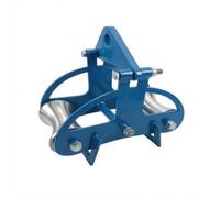 Gralara Poulie Tirage Câble Industriel Outil dage Câbles avec Rouleau Outillage pour Électriciens, Double Roue D Angle En Acier