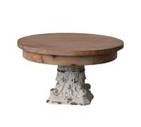 Gralara Présentoir à gâteaux, plateaux de présentation rustiques et faciles d'entretien, de service, présentoir à cupcakes pour la maison et, 23.5 Cm X 14 Cm