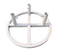 Gralara Présentoir de Poteau de Fleur, Base Debout de Fleur Géante de Mariage, Décorations de Mariage Multifonctionnelles pour Fête, Réception, 3 Tubes