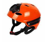 Gralara Que Secrs en Plastique Ajustable Que à mi-Coque Protection d'oreilles Intégrée Confortable Équipement tif pr Pagayeurs, Orange, Demi-Rampe Poulpe