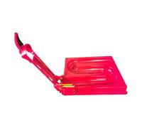 Gralara Râtelier de Précision pour Billard, Outil D'entraînement Portable, Lanceur de Boules, Aide à L'alignement, Matériau PP, Adapté à La Pratique à, Rouge