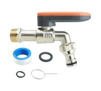 Gralara Robinet Extérieur avec Verrouillage à Combinaison, Filetage G1/2, Robuste et Professionnel.