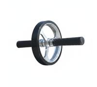 Gralara Roue Abdominale Double Roulement Stable Roue Abdominale En PU Portable Rouleau Abdominal, Noir, Noir