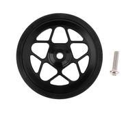 Gralara Roue Pliante Stable 80mm de Rechange Ultralégère pour Le Transport et La Marche, Composants et Pièces Détachées, Noir