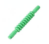 Gralara Roues à Picots Rouleau Manuel Massage Poignées Cylindriques Bâton Détenur Corporel, Vert
