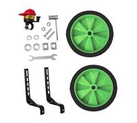 Gralara Roues d'apprentissage pour Vélo Enfants Résistantes à l'usure Design Réglable Accessoires Nécessaires pour l'Équilibre Adaptées aux Cours de Cyclisme, Vert