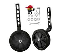 Gralara Roues d'apprentissage pour Vélo Enfants Résistantes à l'usure Design Réglable Accessoires Nécessaires pour l'Équilibre Adaptées aux Cours de Cyclisme, Noir