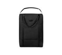 Gralara Sac à Chaussures de Golf Matière Pochette en PU à Chaussures de Golf Respirant Accessoire Déplacement pour Golfeurs, Extérieur, Array, Noir