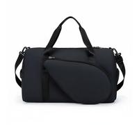 Gralara Sac de Sport Multifonction avec Compartiment Chaussures Rangement Raquette Duffle Fourre Tout Nylon et Polyester Résistants avec Bretelles Réglables, Array, Noir, 20L Et Moins