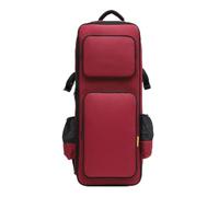 Gralara Sac Transport Rembourré Housse Mains Libres pour Musiciens, Élèves, Répétitions, Array, Rouge Vin
