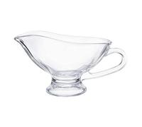 Gralara Saucière en Verre de 60/170/250 ML avec Louche, pour Sauce à Salade, 250ml