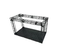 Gralara Scène D'exposition de Maquette à Construire, Accessoires pour Hangar, Pièces de Rechange, Base de Garage Robuste et Polyvalente, Largeur 15 Cm