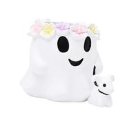 Gralara Seau de Friandises d'halloween, Pot de Jardinière en Résine, Vase de Fleur Moderne pour Fête, Jardin, Rebord de Fenêtre, Plantes D'intérieur E, avec des Fleurs