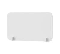 Gralara Séparateur de Bureau Amovible en PVC, Panneau de Partition avec Pinces, Écran Anti-Distraction, Solution Pratique et Robuste pour Espaces Ouverts et Salles d'Examen, 30cmx50cm