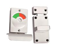 Gralara Serrure à indicateur vert rouge, loquet de verrouillage de porte de séparation, verrouillage à indicateur de confidentialité, pour restaurant
