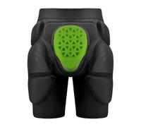 Gralara Short Protection Extensible Short Protection avec Rembourrage Respirant Cuissard avec Rembourrage pour Snowboarurs , Noir-Modèle Température Normale , XL