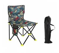 Gralara Siège de Pêche Pliant Chaise Tabouret Portable Camping Léger et Pliable en Quelques Secondes Cadre Métallique Solide Toile Oxford Résistante Stabilité, M, avec Douille