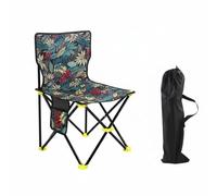 Gralara Siège de Pêche Pliant Chaise Tabouret Portable Camping Léger et Pliable en Quelques Secondes Cadre Métallique Solide Toile Oxford Résistante Stabilité, L, avec Prise