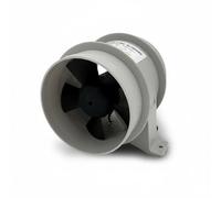 Gralara Souffleur Tubulaire 12 V Faible Consommation Ventilateur En Ligne 12 V Haute Performance Extracteur D'air pour Yacht, Bateau, 4 Pouces
