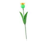 Gralara Station d'arrosage pour Abeilles, Tasse à Abeilles, mangeoire à Oiseaux, Figurine de Fleur pour Alimentation Domestique, arrosage de Patio, Jaune