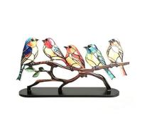 Gralara Statuette D'oiseau avec Socle Compact