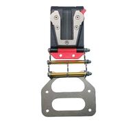 Gralara Support Ceinture Porte-mètre Ruban Clip Porte-ceinture Mesure Accessoire Multitool Résistant Base Portative Détachable Structure Métal et Pp Adapté Po, Td Droite Modifié