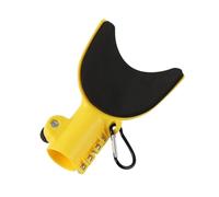 Gralara Support de Canne à Pêche Ergonomique Support D'avant-Bras Repose-Canne Compact Porte-Canne Ceinture Accessoire Léger Adapté à La Pêche pour Débutants, Jaune