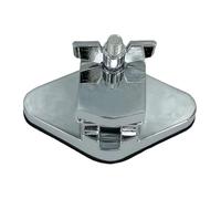 Gralara Support de Pied de Tom avec Plaque de Base, Fixation Facile à Installer, Pince de Remplacement, Support Robuste et Professionnel pour Pied de Tom, Bas, Style A