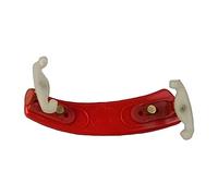 Gralara Support de Violon Rembourré et Coloré, Réglable de 1 à 4 Ou de 1 à 8 Pouces, Rouge