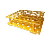 Gralara Support pour Tubes à Essai, Support pour Tubes à Centrifuger, Support pour Tubes de Prélèvement D'échantillons, Matériel de Laboratoire Polyvalent, 205 Mm X 170 Mm X 50