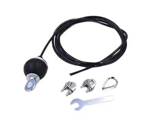 Gralara Système de Poulies de Fitness avec Câble En Acier, Fixations Robustes, Pratiques, Polyvalentes et Réutilisables, 3m