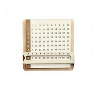 Gralara Tableau de Multiplication Coulissant Interactif Planche de Calcul des Tables Réutilisable Matériel Éducatif pour Élèves du Élémentaire