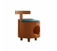 Gralara Tabouret Niche pour Chat Maison pour Chat Lit pour Chat Cachette pour Chat Assise Capitonnée pour Humains et Refuge Inférieur pour l'Animal Convient aux Familles Salons Partagés Lecture